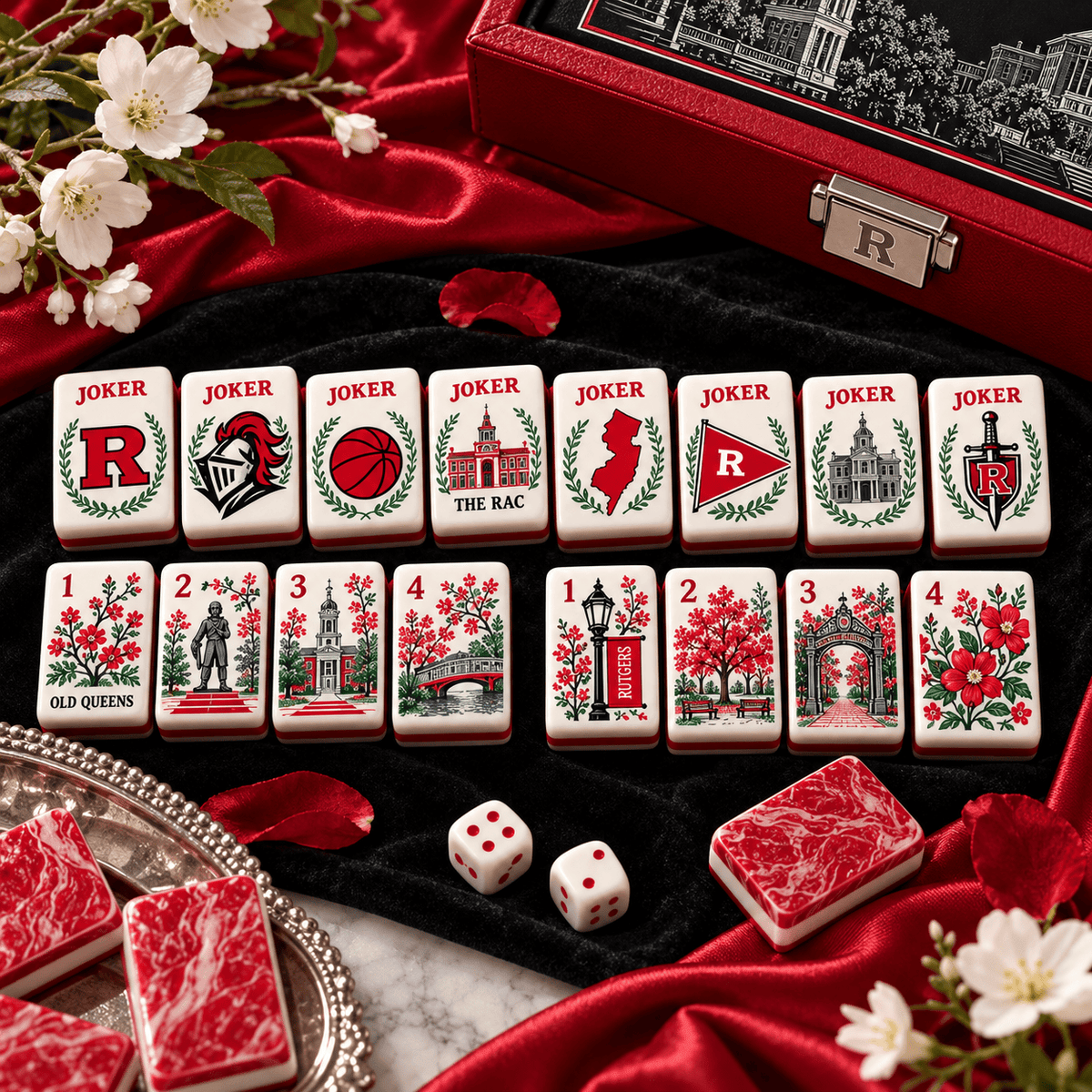 Premium RSK Mahjong Tiles Set TNSM