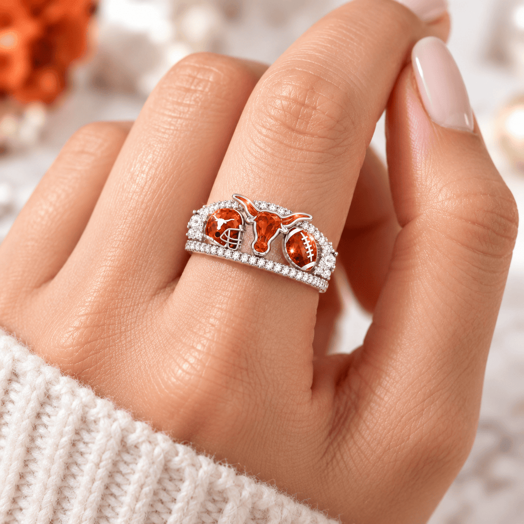 TLS Premium Charm Pavé Statement Ring NTNA