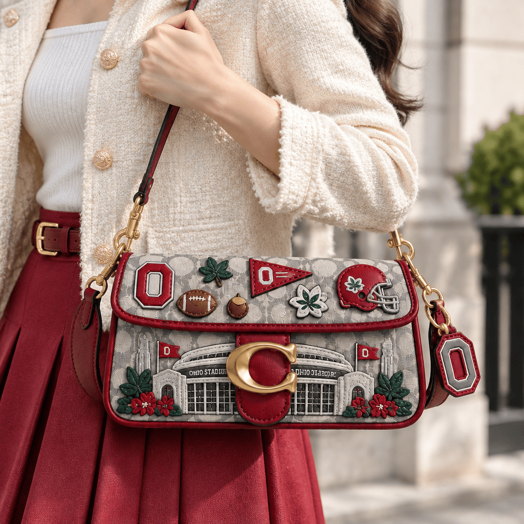 Premium OSB Coach Shoulder Cross With Charm LNTH