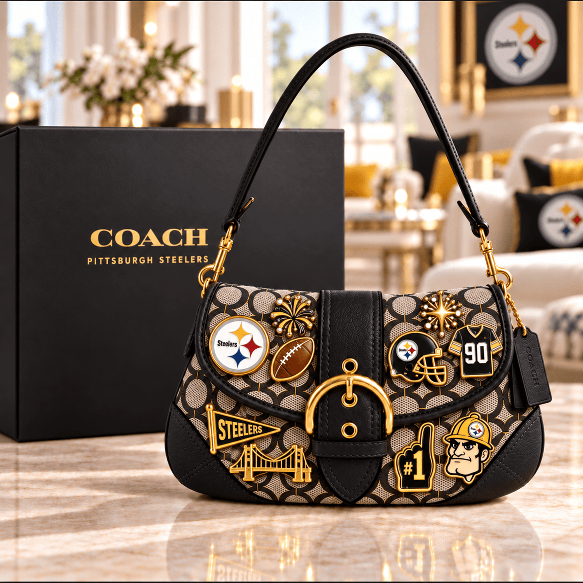 Premium PBS Soho Bag With Charm NPL