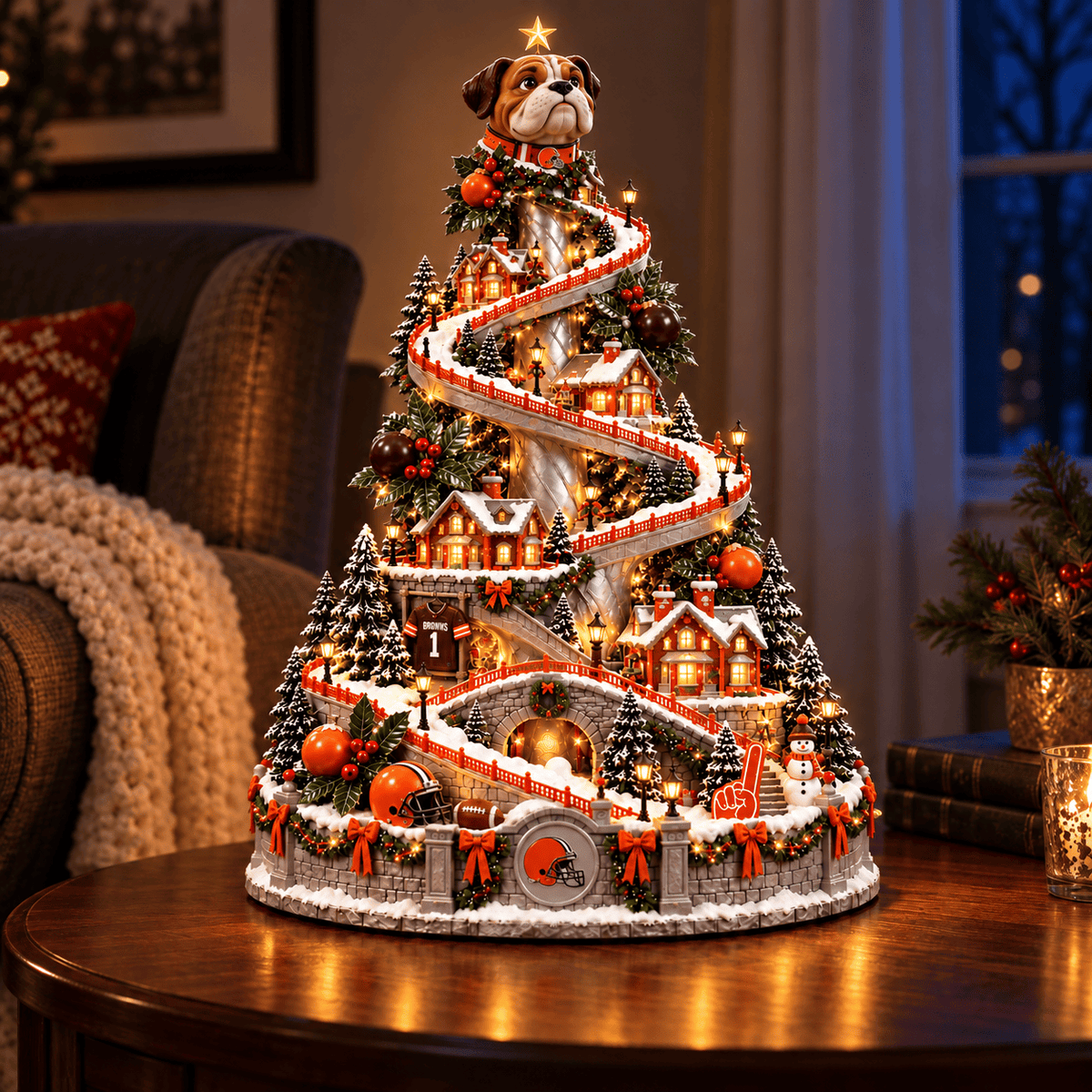 CLVB Christmas Village Tree DNBN