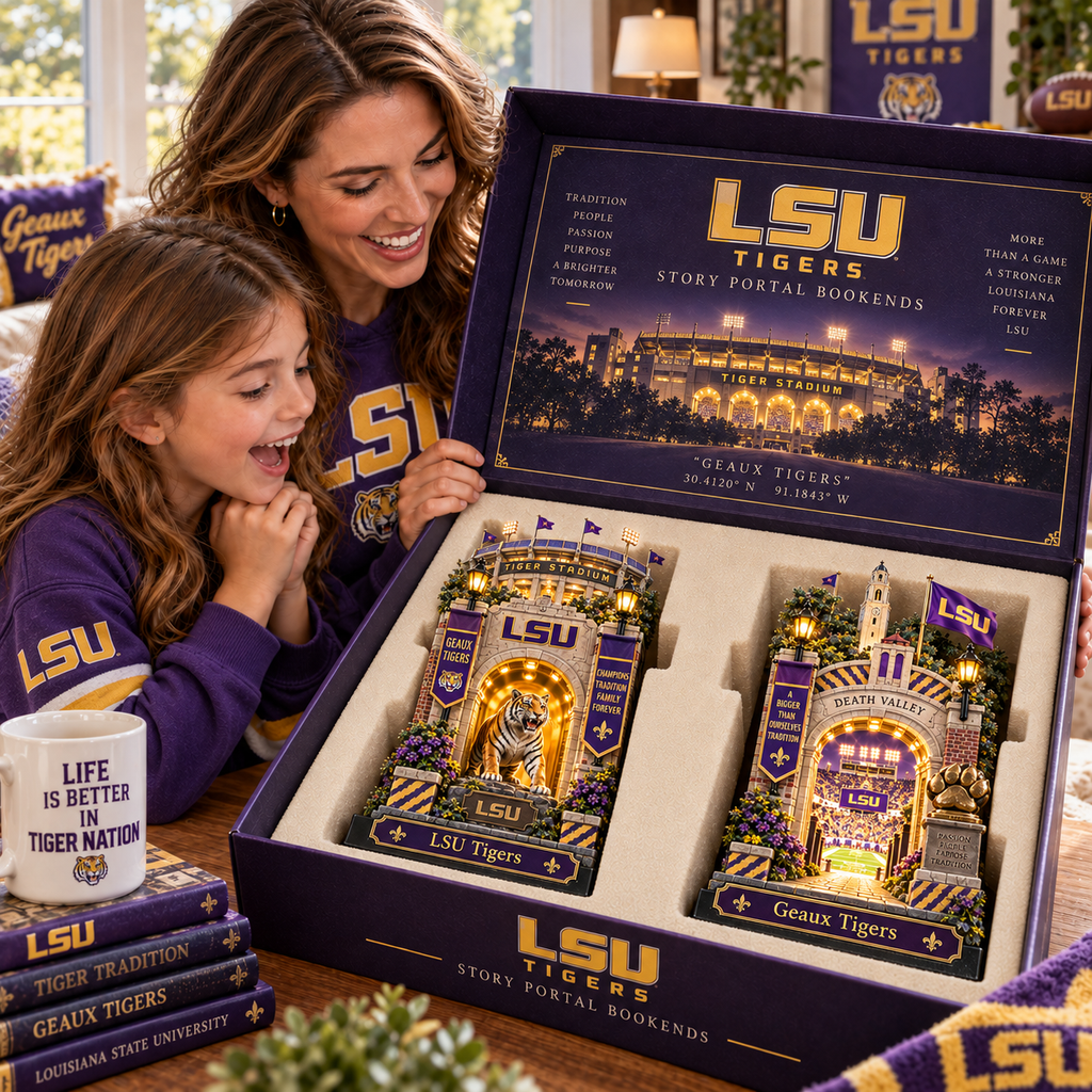 LSU STORY PORTAL BOOKENDS | PREMIUM COLLECTOR EDITION