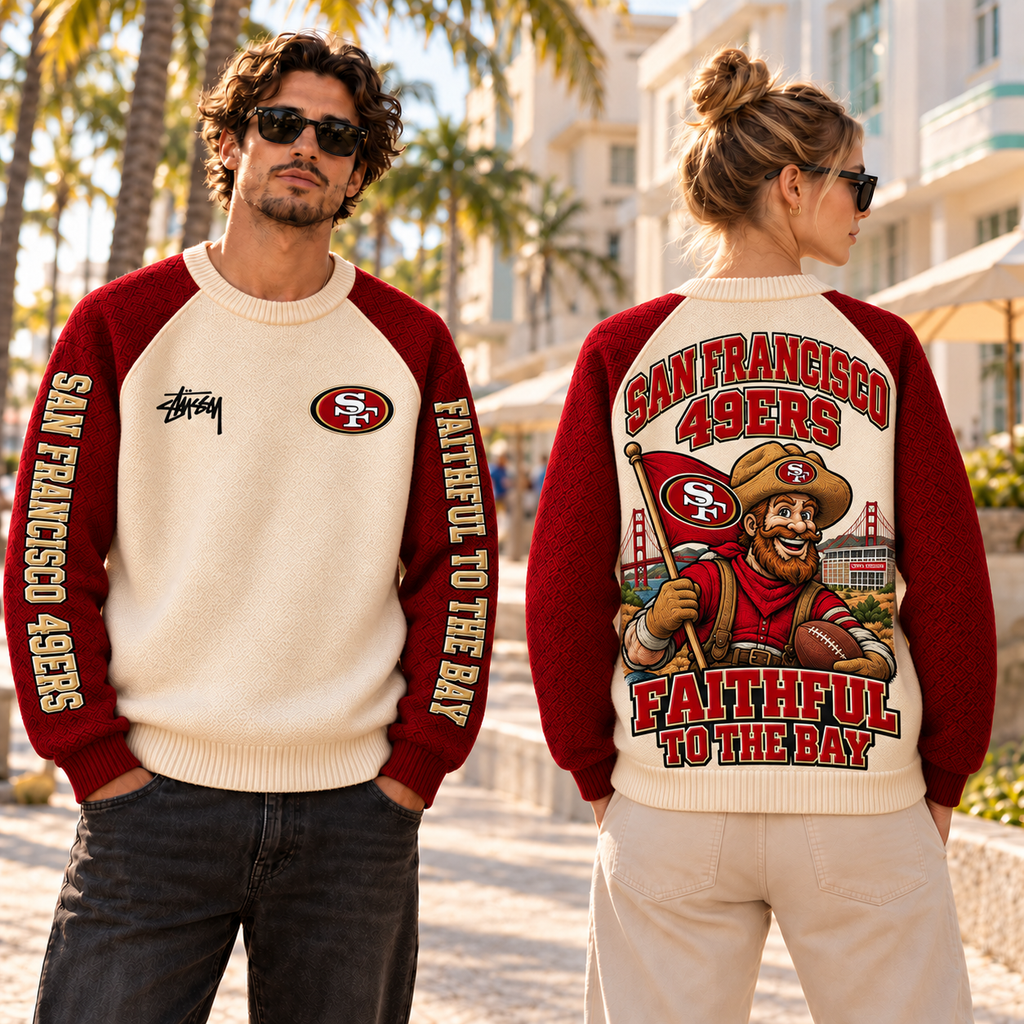 SF49 Embroidered Knit Sweater DNBN