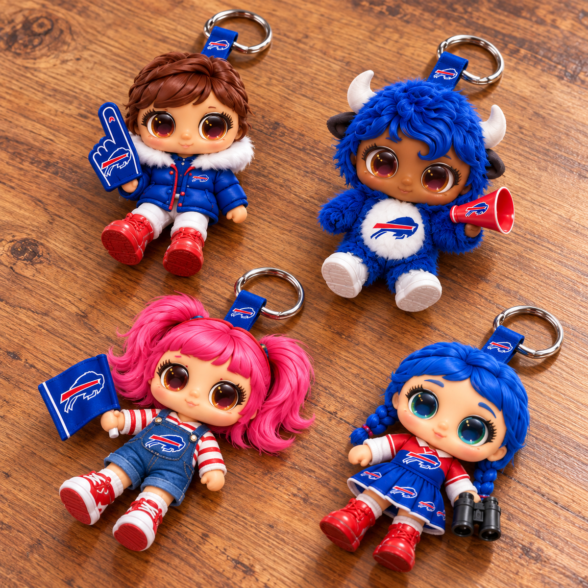 Premium BFBL Plush Keychain Collection NTVA