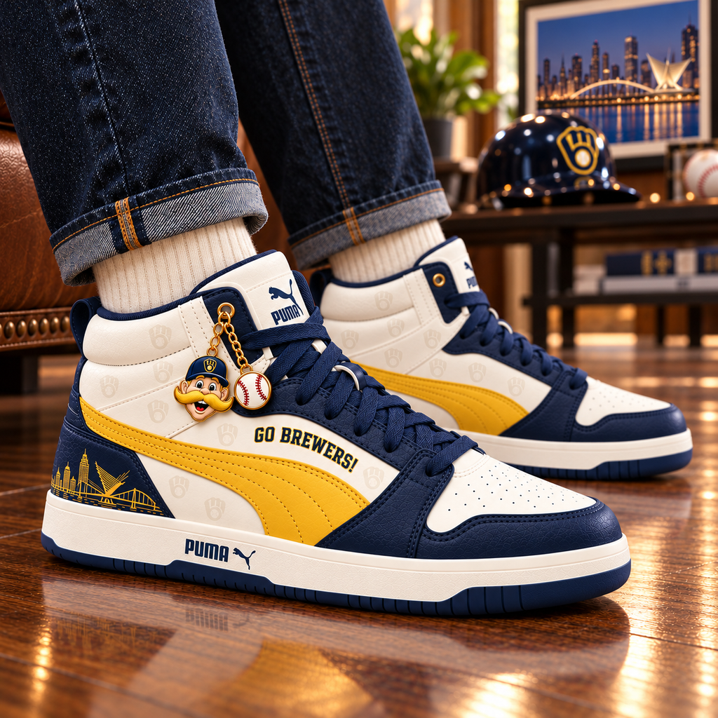 MLKB Premium Mid-Top Sneakers with Charms PNPA