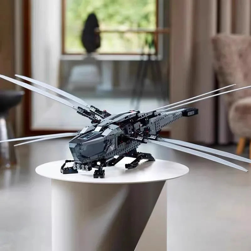 1369PCS Icons Technical Dune Atreides Royal Ornithopter Model Building Blocks Creative Aircraft Bricks Toys For Kids Gifts
