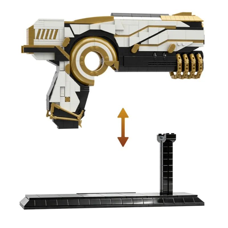MOC 776PCS Warframe Gun Sci-Fi Weapons Game Props Display Model Building Blocks Bricks Adults Fun Man Toys Desk Decor Collection