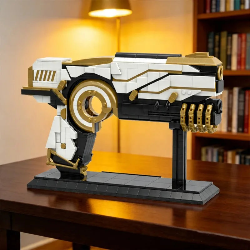 MOC 776PCS Warframe Gun Sci-Fi Weapons Game Props Display Model Building Blocks Bricks Adults Fun Man Toys Desk Decor Collection