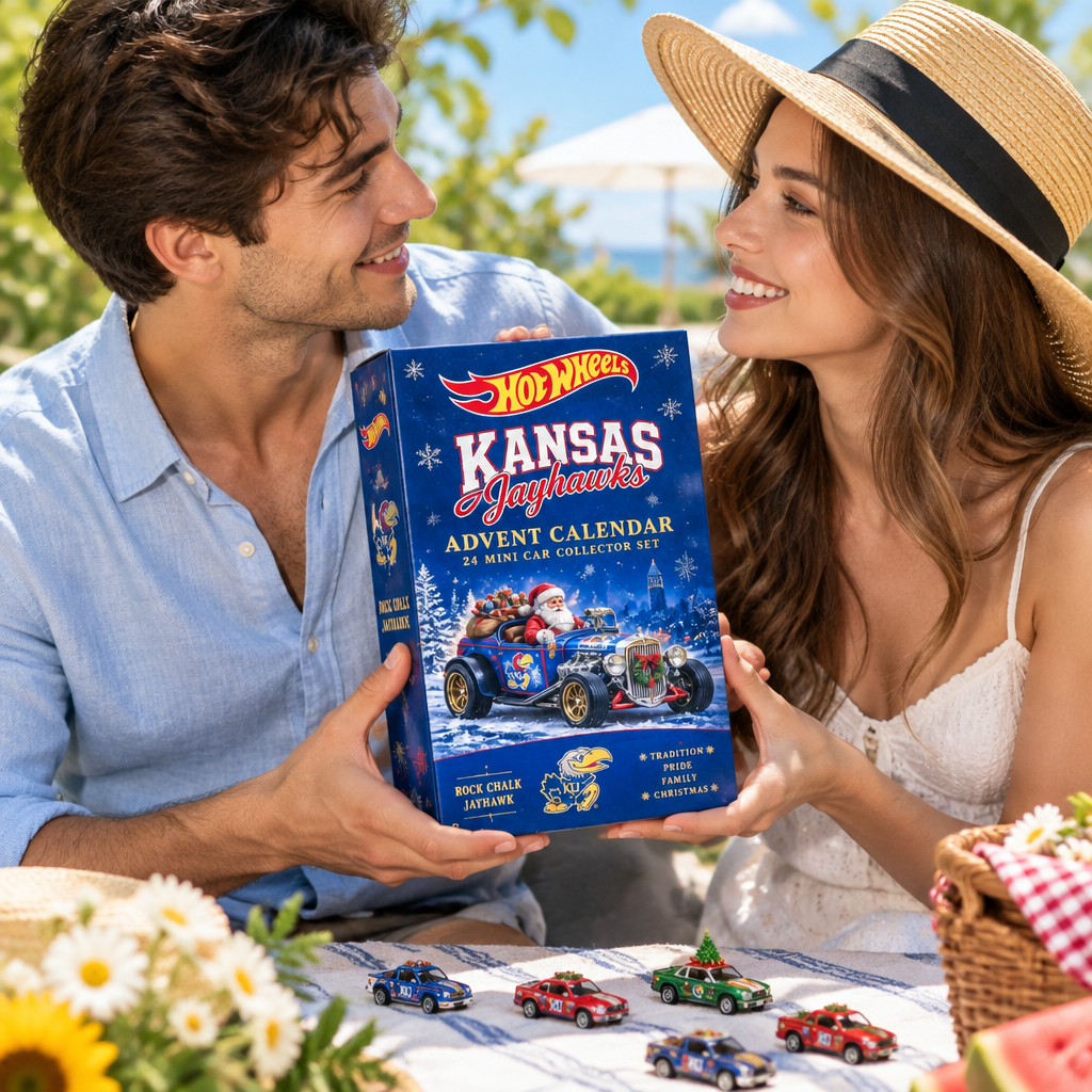 Kansas Jayhawks Premium Mini Car Advent Calendar