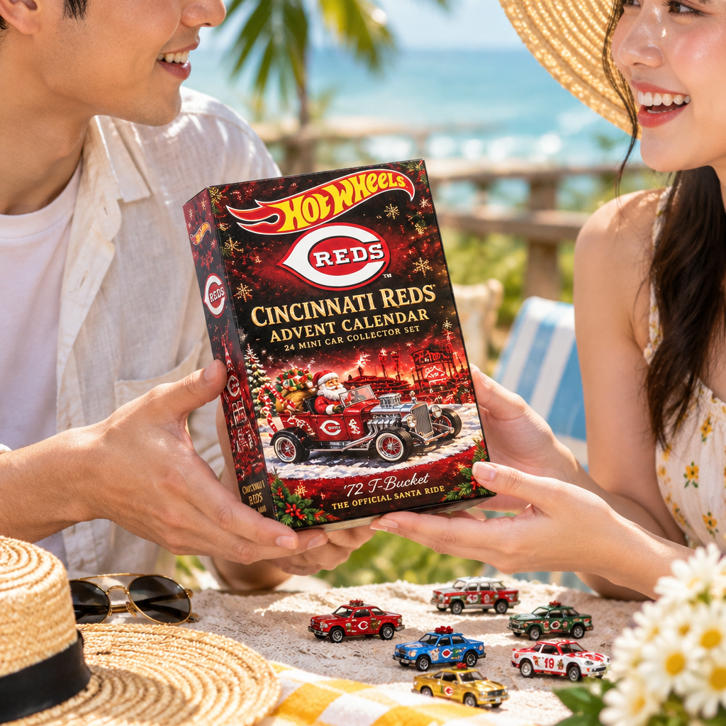 Cincinnati Reds Premium Mini Car Advent Calendar