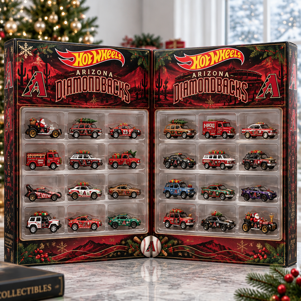 Arizona Diamondbacks Premium Mini Car Advent Calendar