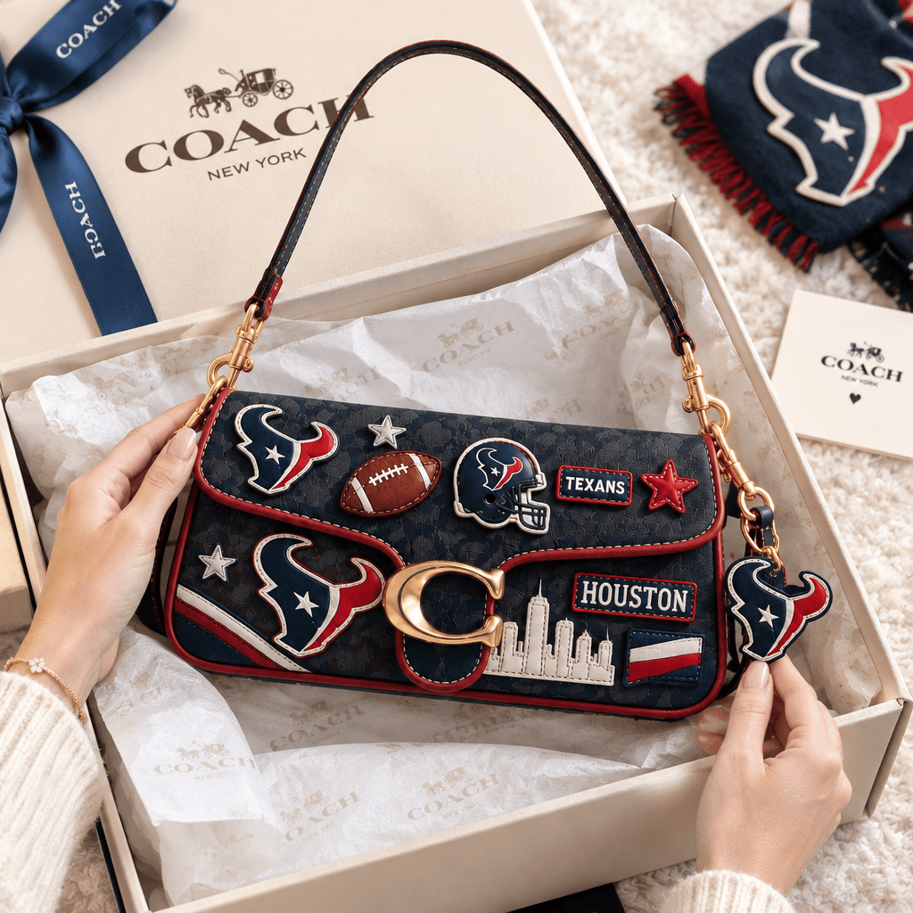 Premium HTX Coach Shoulder Cross With Charm LNTH