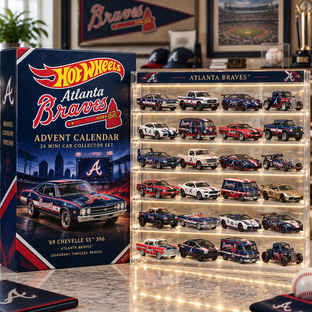Atlanta Braves Premium Mini Car Advent Calendar